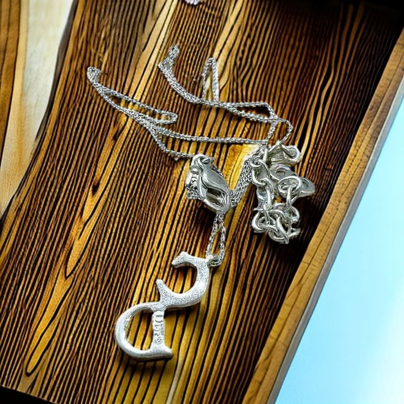 95新 DIOR/迪奥 银色 项链 1140 2941