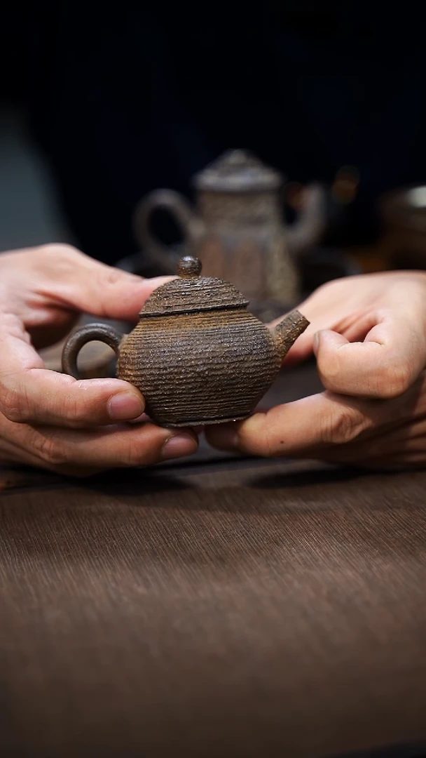 全手工制作  南蛮后手壶