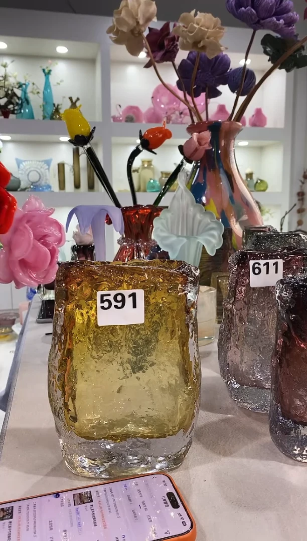 **慕忆家手作琉璃花瓶591
