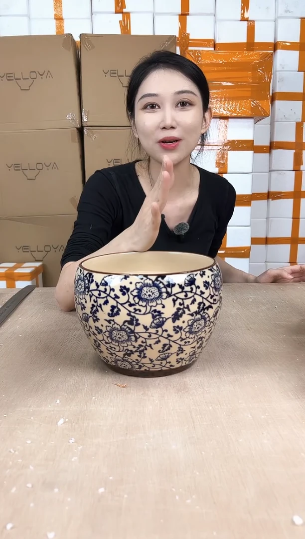 苹果青花瓷中号21x15