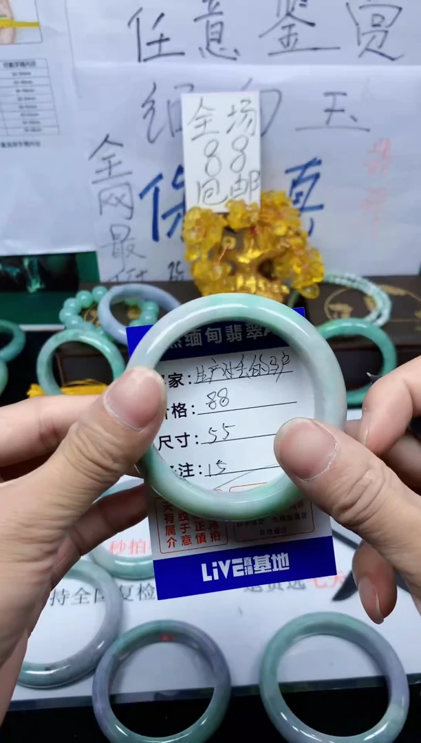 未镶嵌手镯翡翠生****驴15