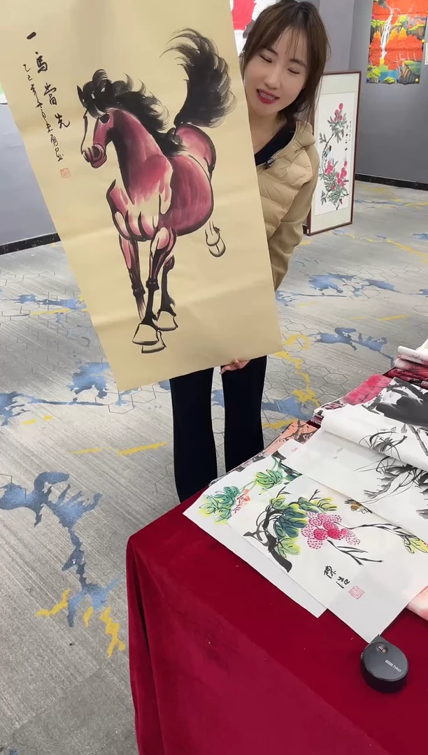 竖款年画艺术作品欣赏D6