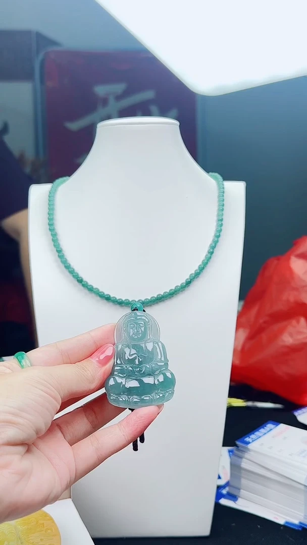 颈饰未镶嵌翡翠多样式发货一件发货  大观音