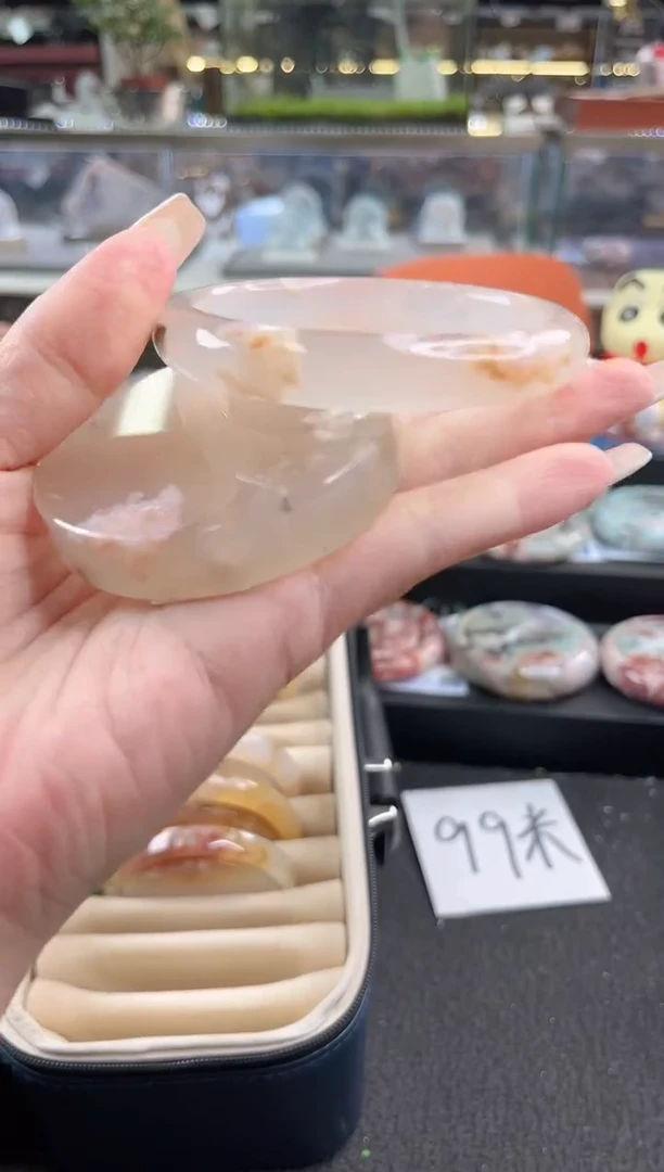 未镶嵌手镯石英质玉62圈口 （赠品镯心）3964