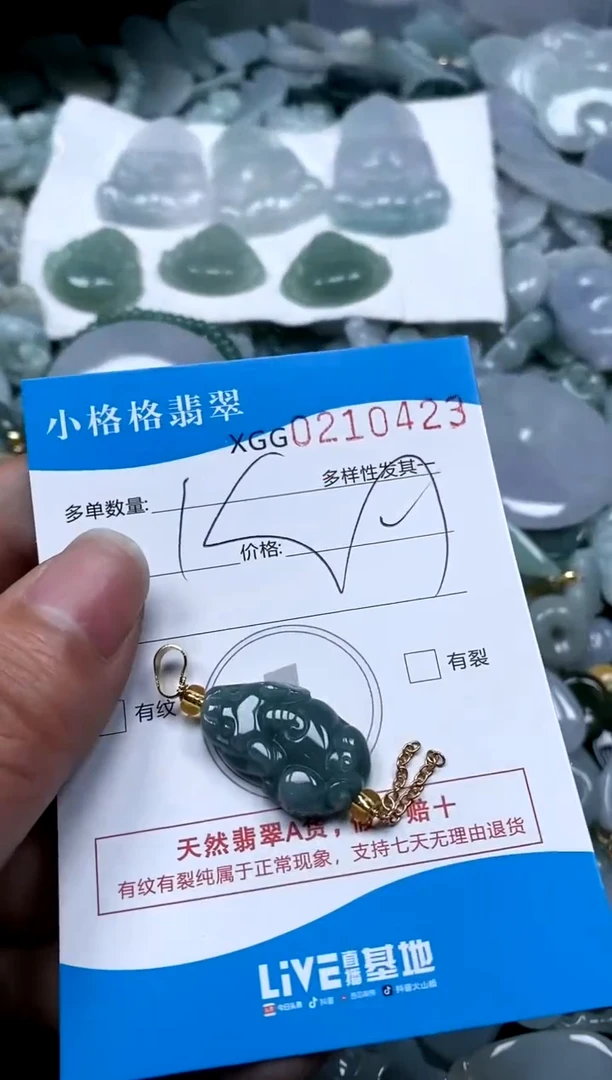 【闪购商品】翡翠颈饰未镶嵌闪购商品0210423