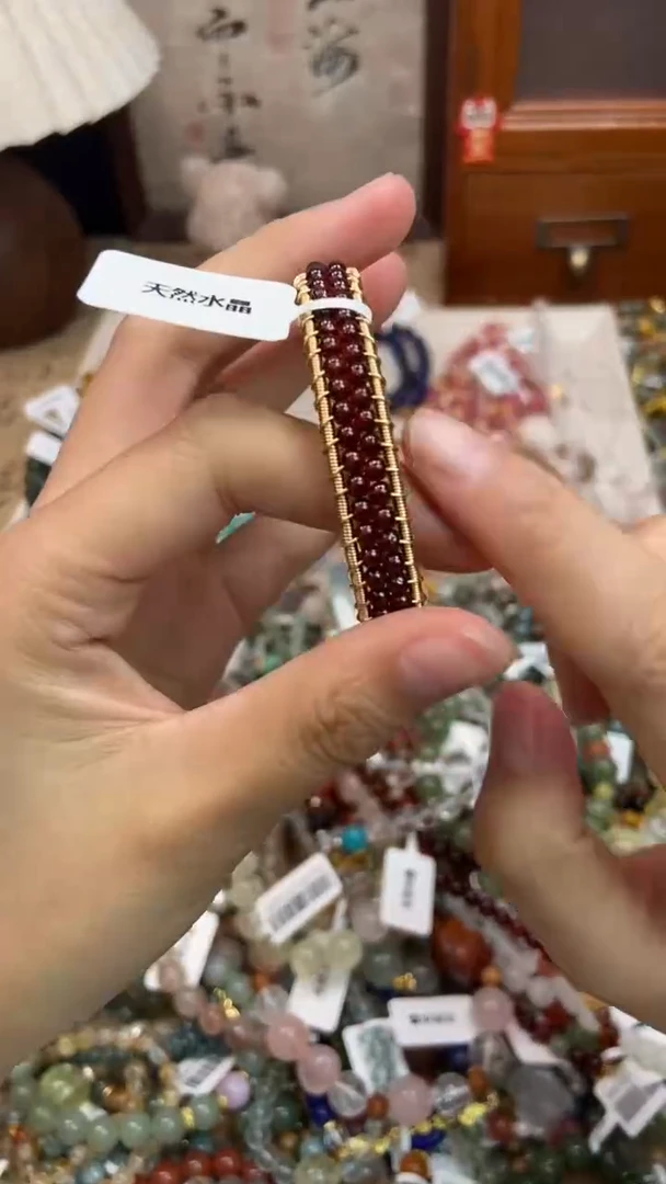 未镶嵌手链石榴石373