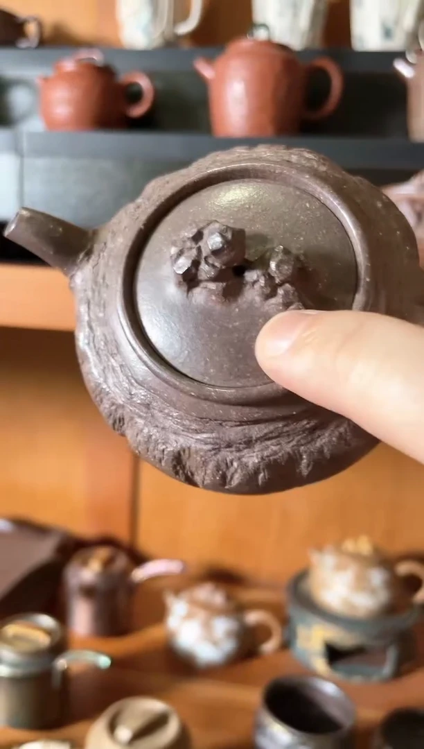 【闪购商品】紫砂茶壶天青观山壶 不柴烧