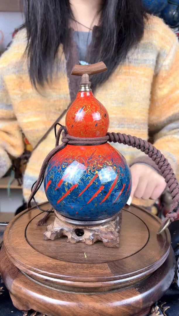 027（千艺漆艺）大漆酒葫芦一物一拍