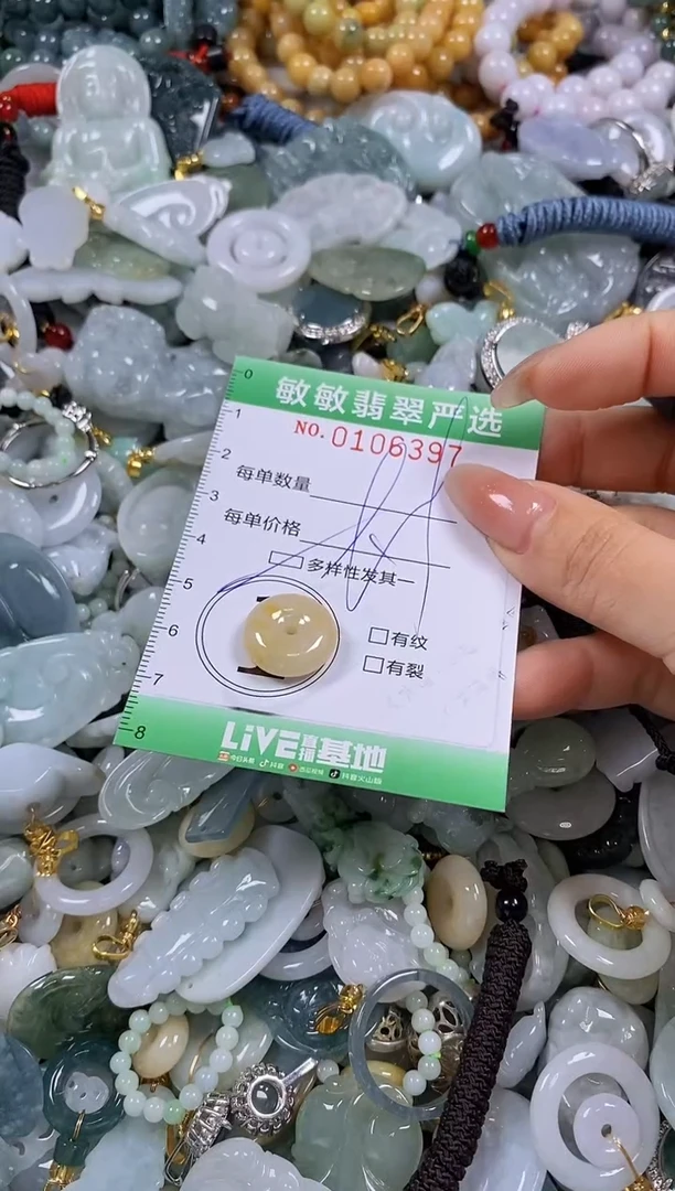 【闪购商品】翡翠颈饰未镶嵌闪购0106397多样性发其一