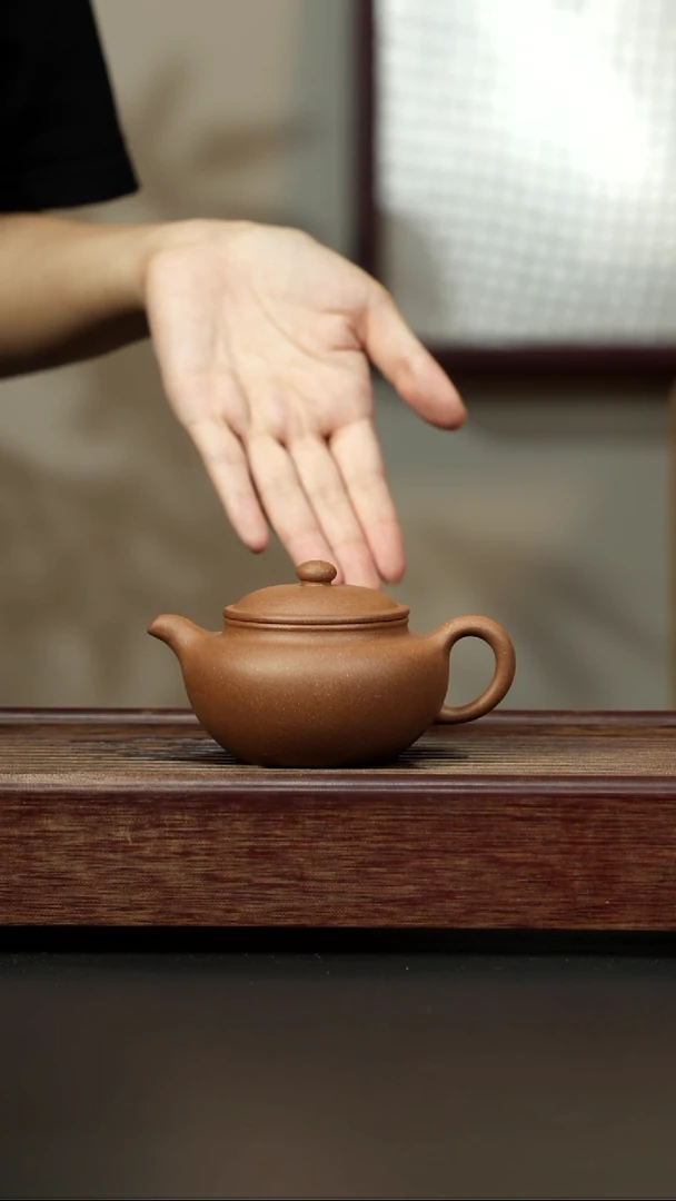 紫砂茶壶老段 永福莲子