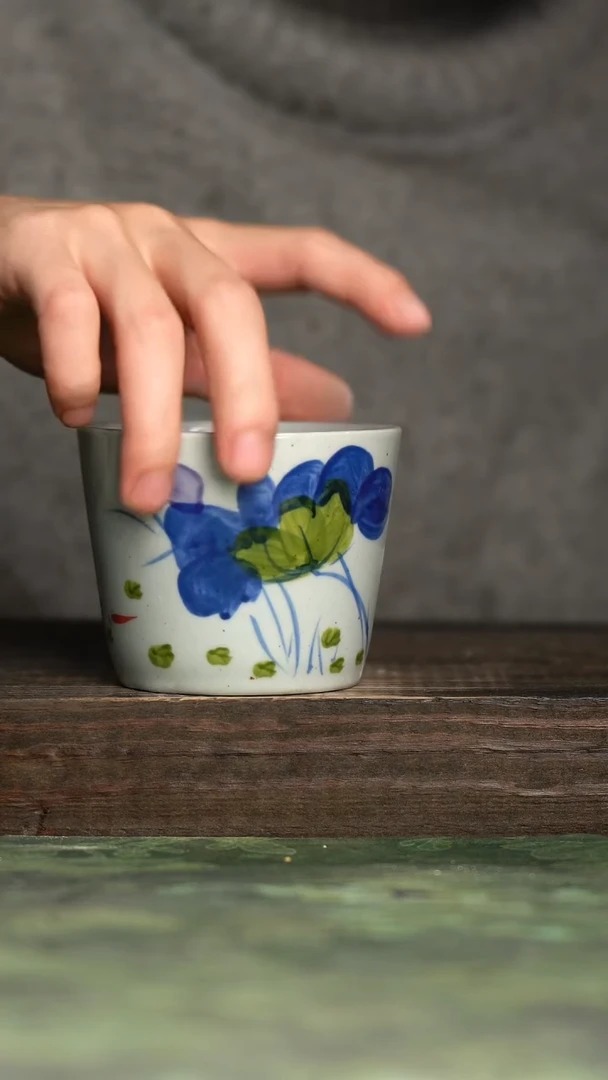 【闪购商品】杯青诗手工手绘瓷器