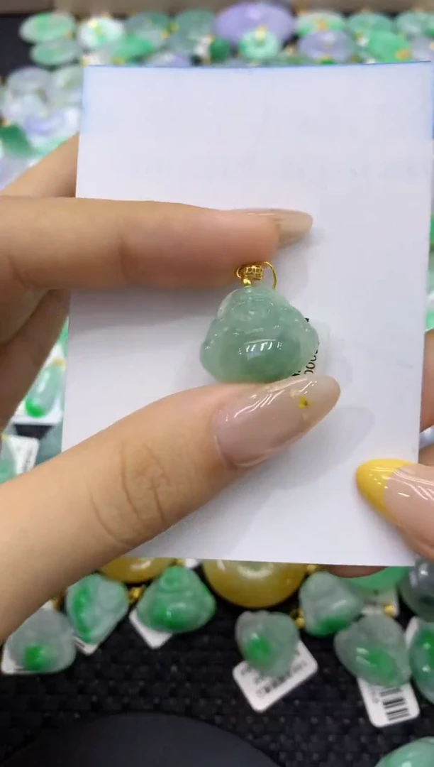 颈饰未镶嵌翡翠天然缅甸翡翠A货