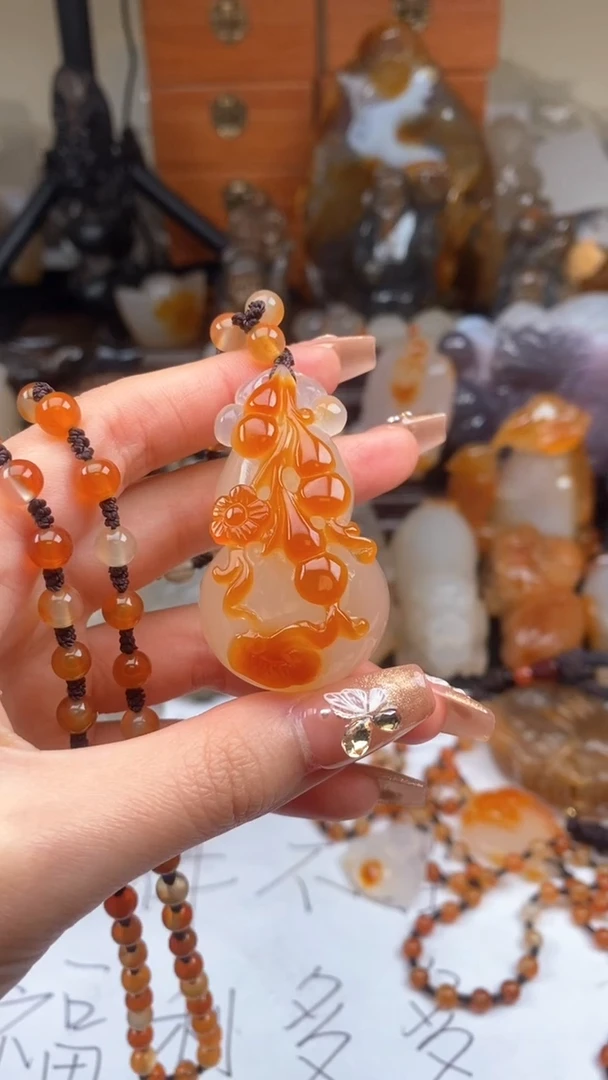 【闪购商品】玛瑙/玉髓颈饰未镶嵌AA