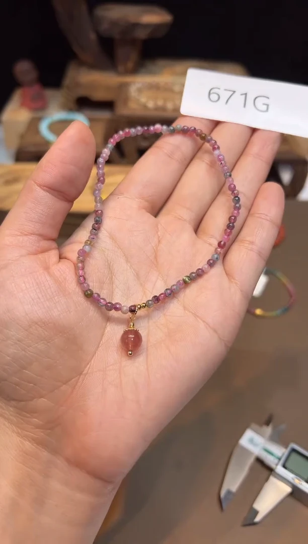 【闪购商品】碧玺脚链未镶嵌脚链@@