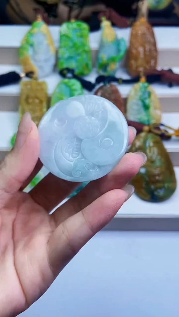 颈饰未镶嵌翡翠翡翠A货多样发