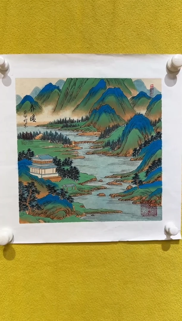 国画梁兆金/精品国画/1平尺