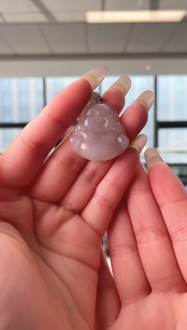 颈饰未镶嵌和田玉佛公 无