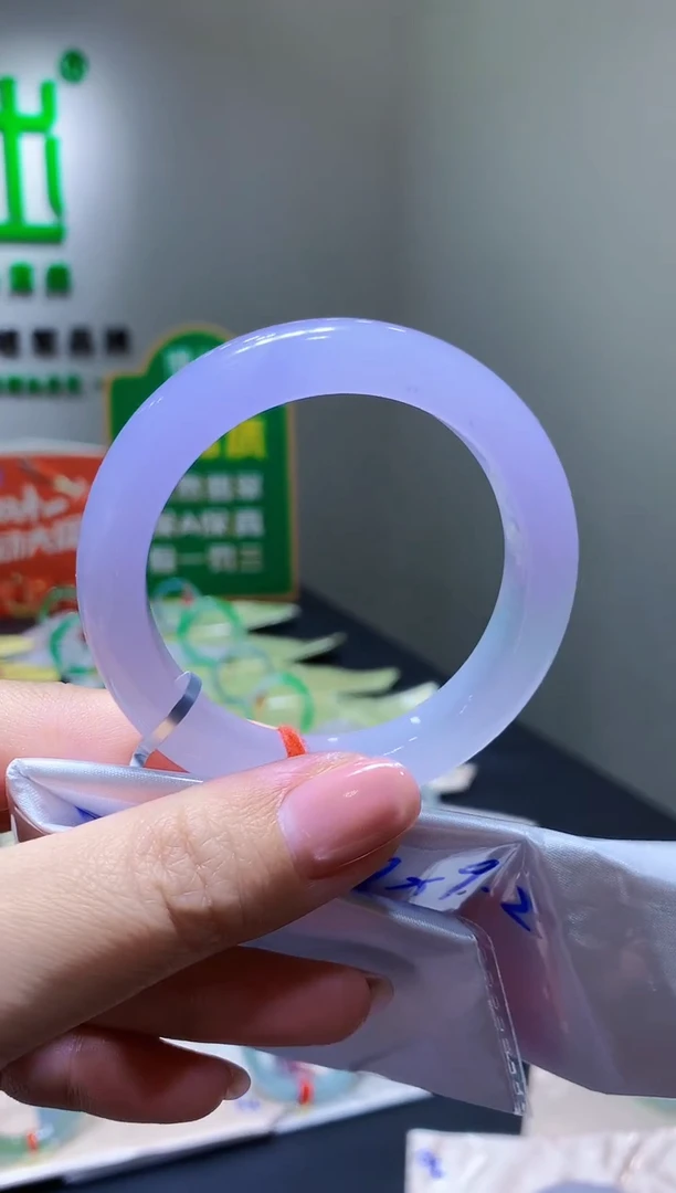 未镶嵌手镯翡翠c63天然缅甸A货翡翠53正圈总价16万定金2万拆单