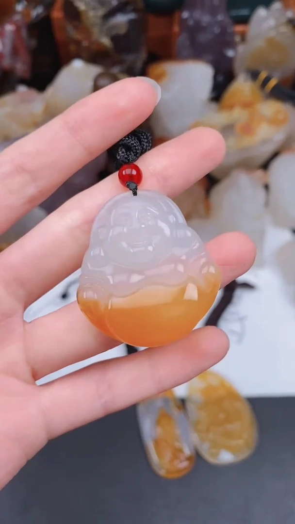 玛瑙/玉髓颈饰未镶嵌雨**合AA