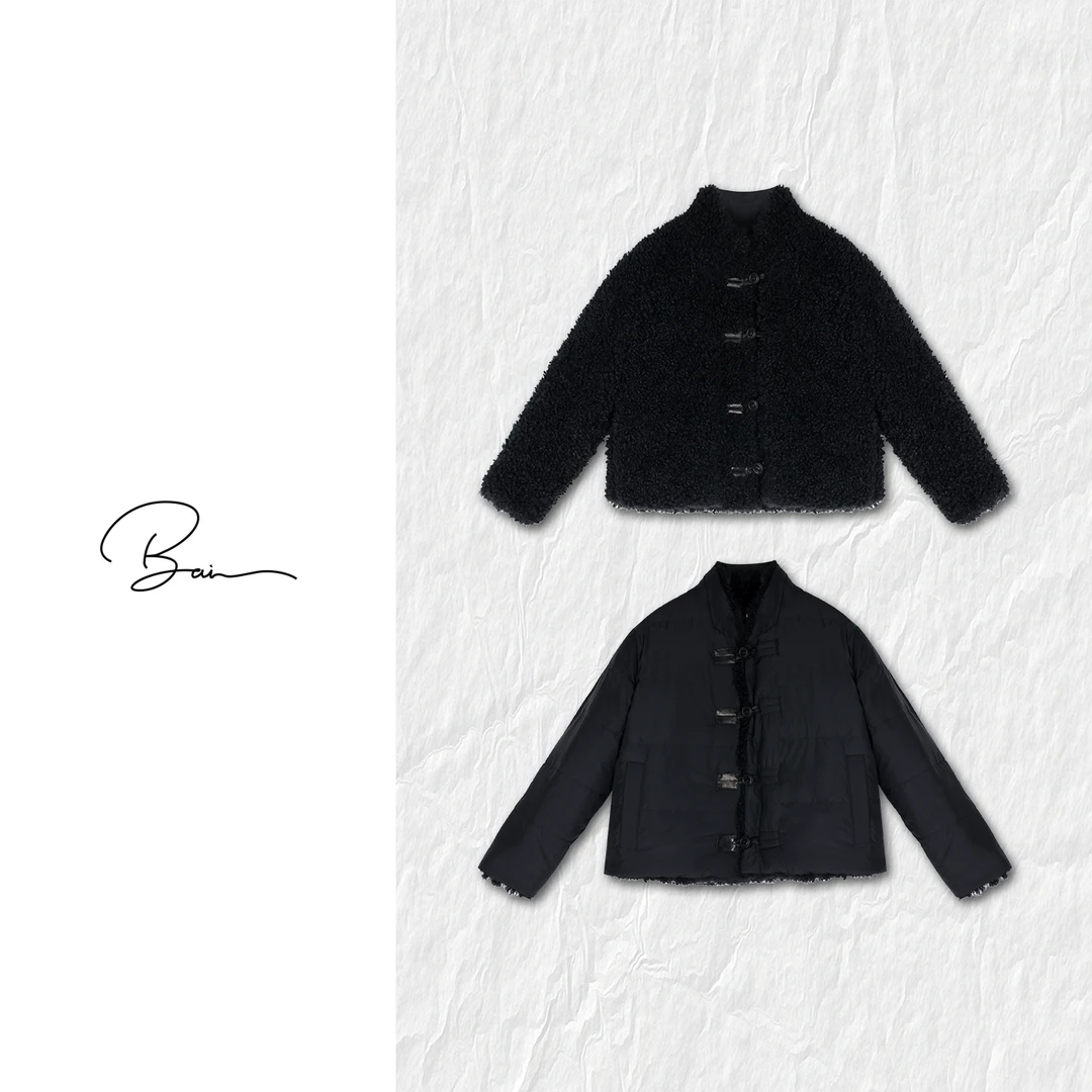 TXB 山羊卷仿生绒感三星95白鹅绒双面穿羽绒服XB-8068