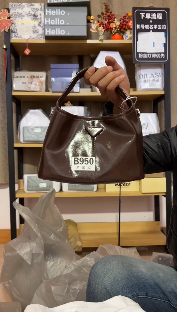 小牛剖层皮革老张家女包950