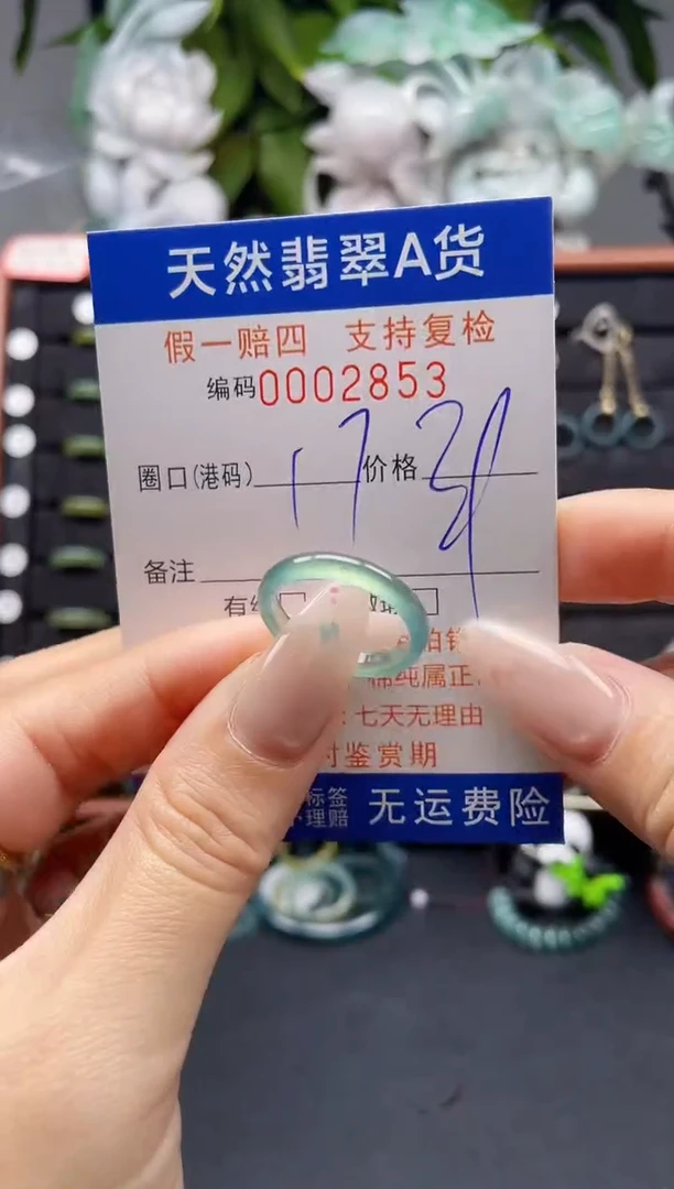 翡翠戒指未镶嵌17*2853