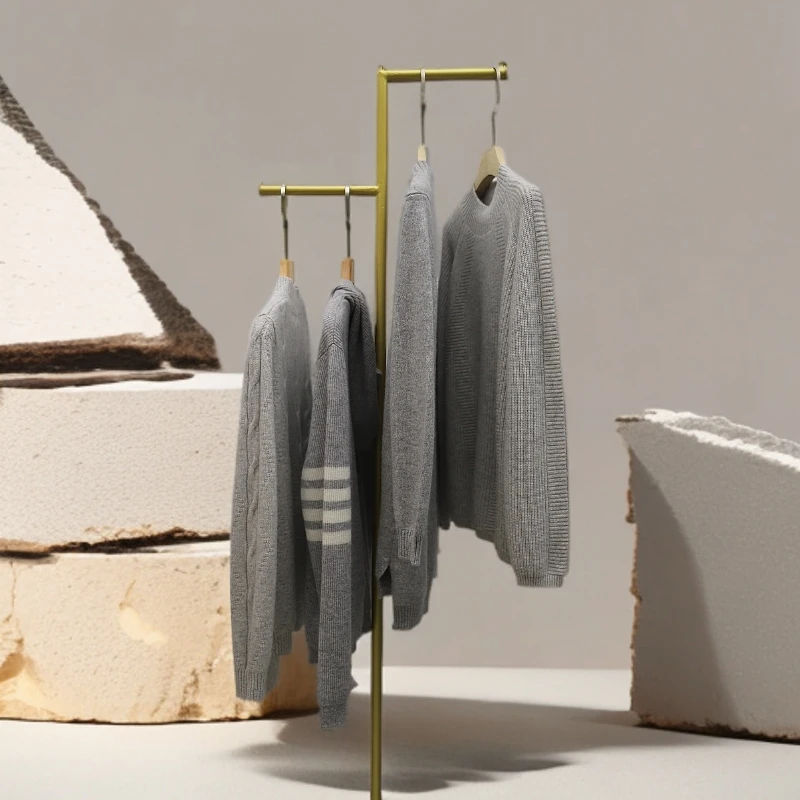 2025设计师孤品断码时尚羊绒衫福利款复合链接纯山羊绒百搭女装