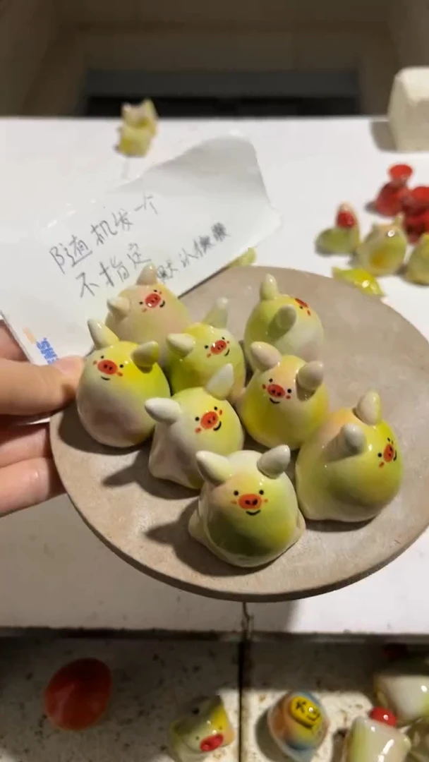 【闪购商品】摆件174纯手工微瑕陶瓷