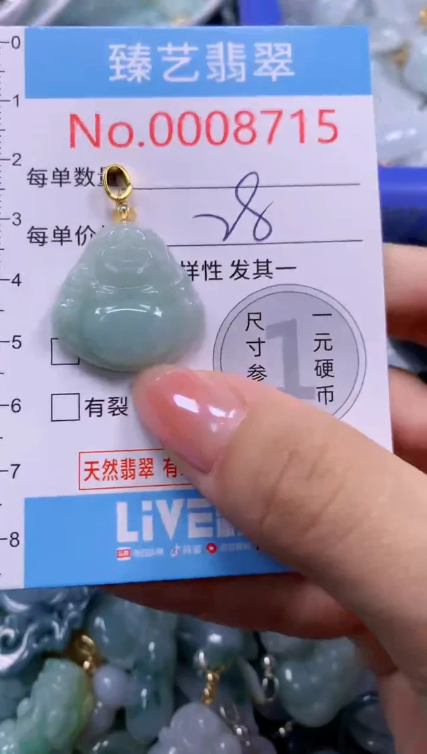 颈饰未镶嵌翡翠8715