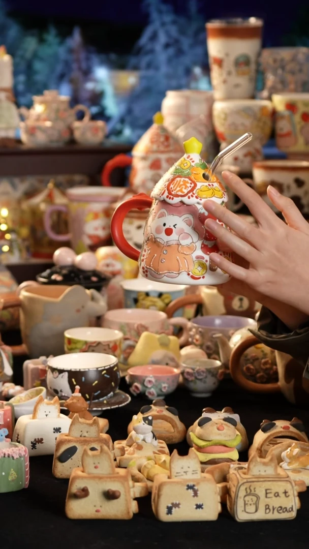 其他陶景德镇釉下彩手绘设计师款陶瓷