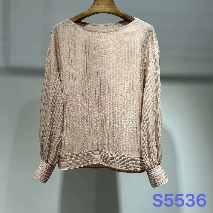 【粉丝专享】桑蚕丝长袖上衣S5536