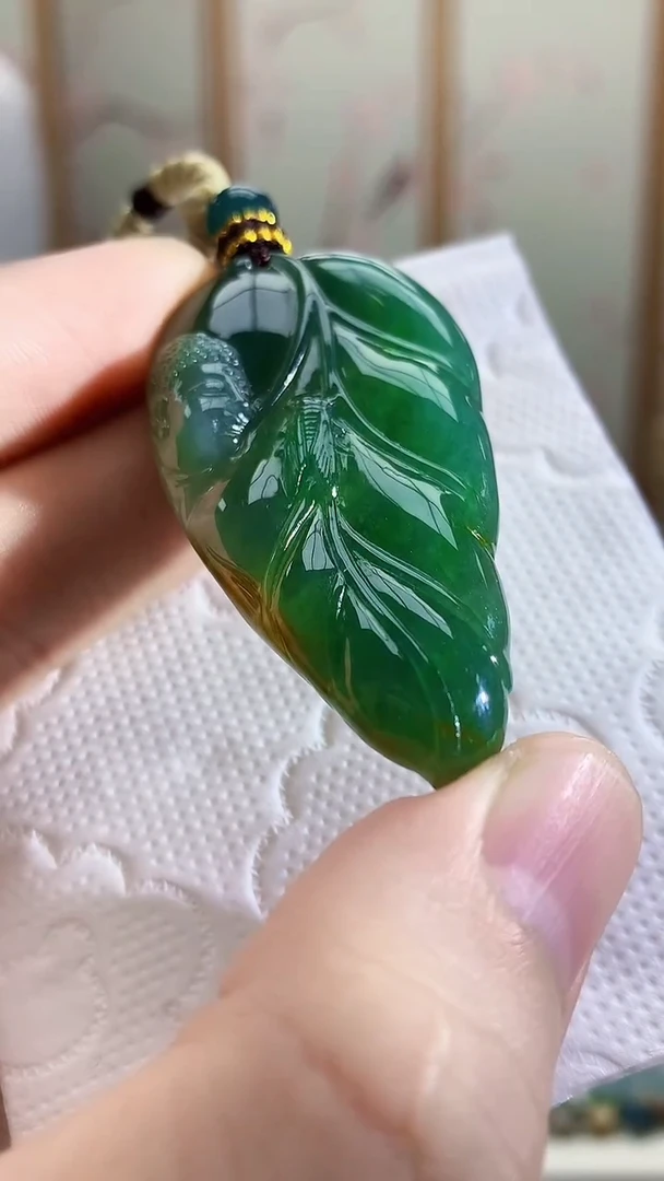 未镶嵌定制翡翠5028bb-毛货挂件82