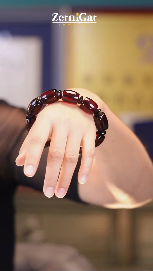 琥珀颈饰未镶嵌天然琥珀手链