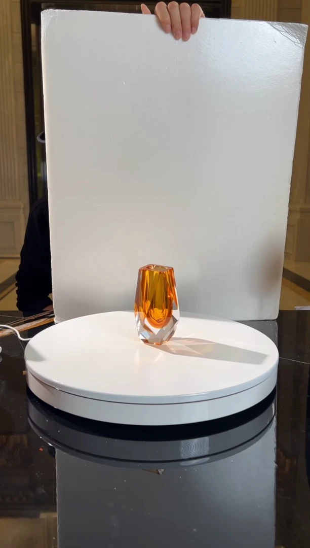【闪购商品】摆件钻石切割茶金色小香薰瓶