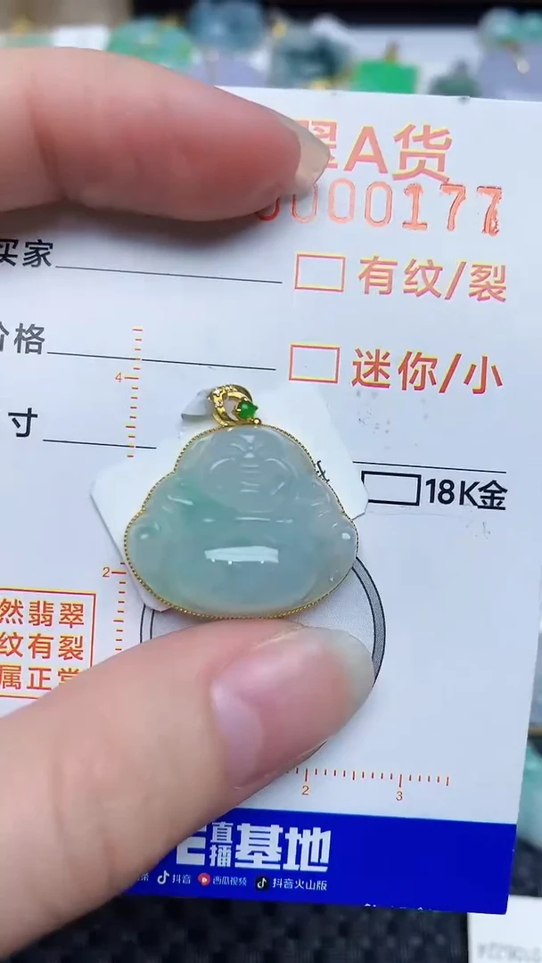 【闪购商品】翡翠颈饰18K金镶嵌54165826