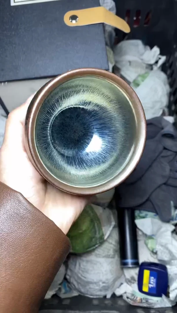 【闪购商品】茶盏八方来财 盏三疯建盏茶器