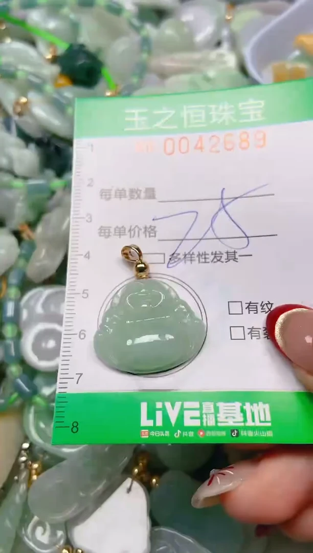 【闪购商品】翡翠颈饰未镶嵌闪购0042689