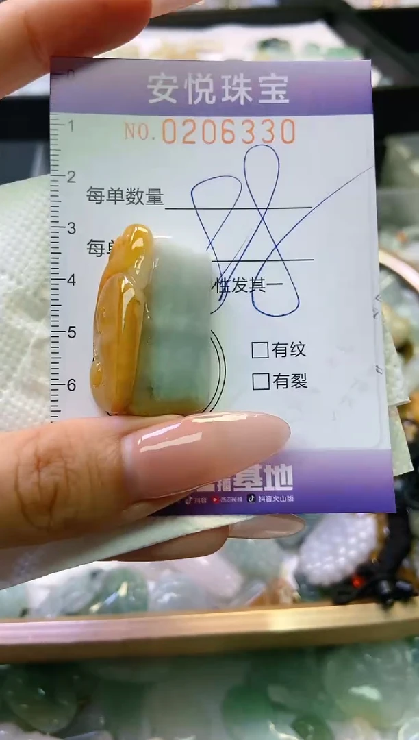 翡翠未镶嵌颈饰闪购0206330