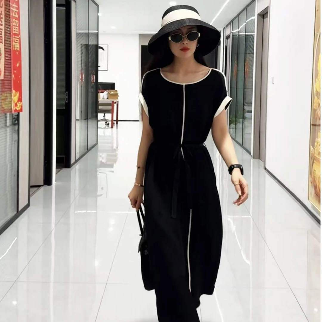 【桑蚕丝大W】重绉高端气质桑蚕丝连衣裙SD24168