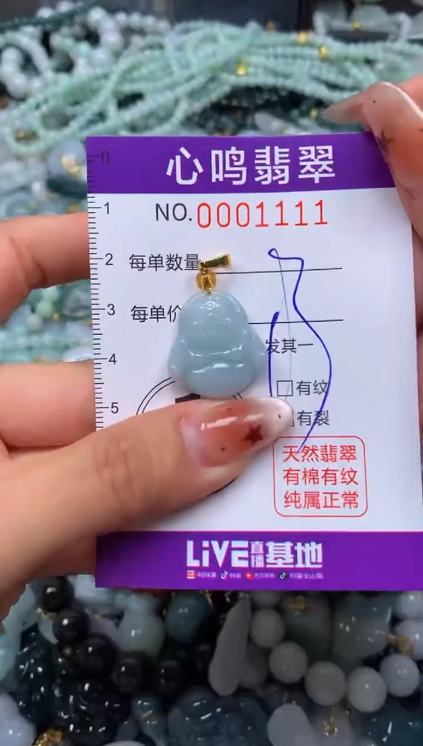 翡翠未镶嵌颈饰闪购001111