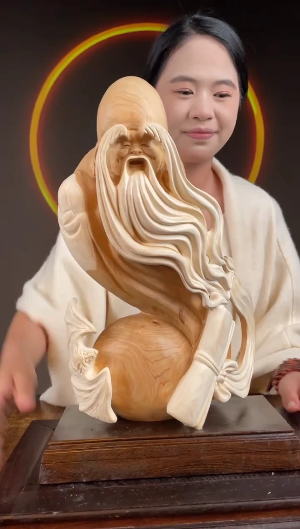 柏木（崖柏）手工摆件,先抢先得!编号:252