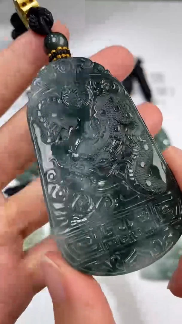 未镶嵌挂件翡翠黑**g306953