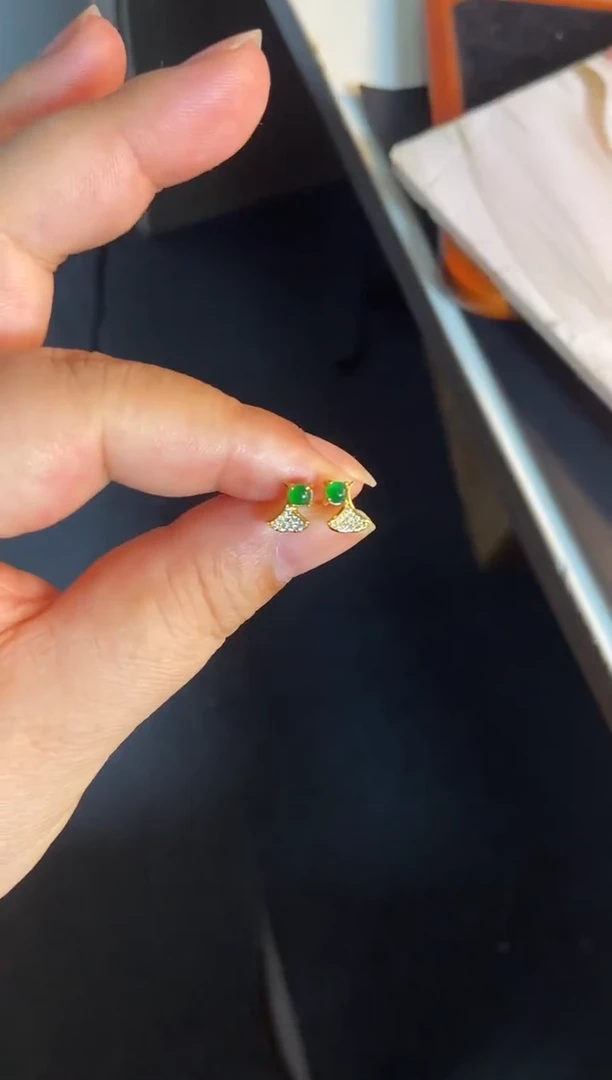 吊坠(不含链)银S925镶嵌翡翠1