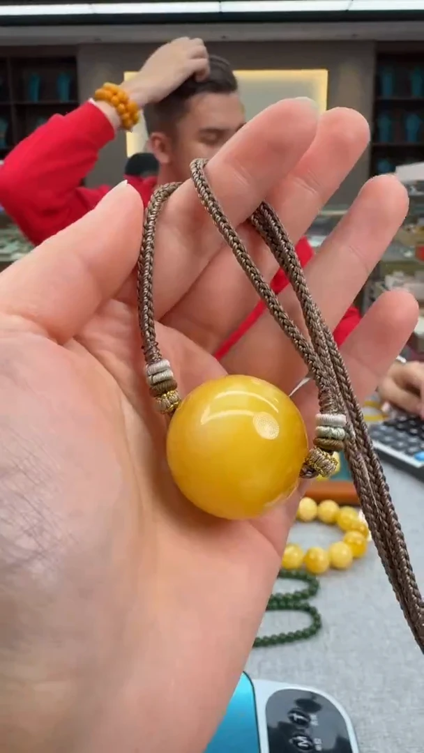 【闪购商品】琥珀颈饰未镶嵌秒拍号068