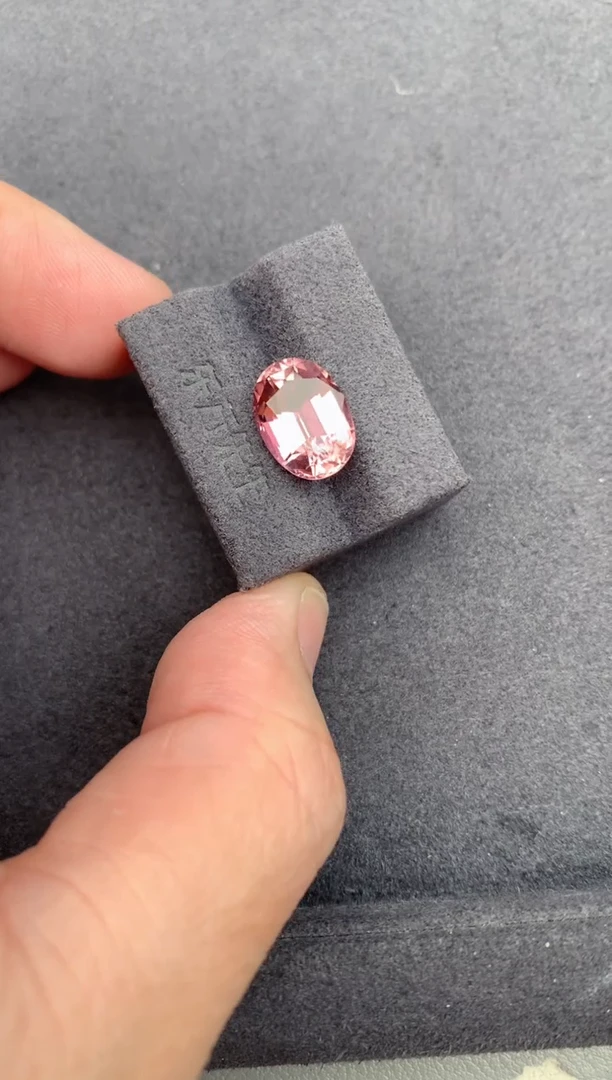 未镶嵌珠宝半成品碧玺4.5ct粉碧玺  BH  定制