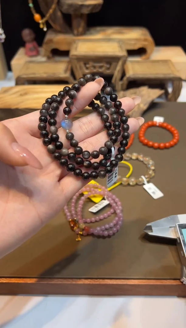 未镶嵌黑曜岩手饰手饰@@Z3467