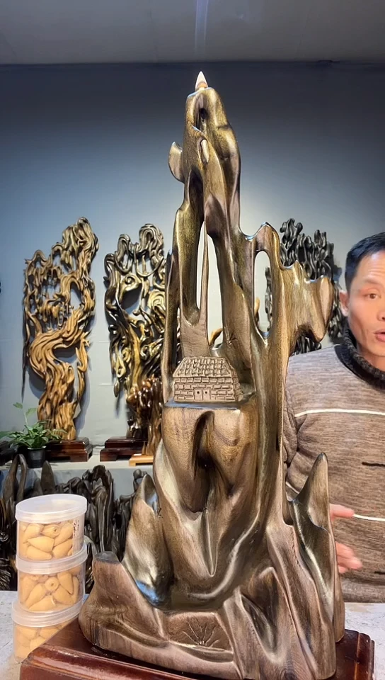 【闪购商品】金丝楠金丝楠小叶桢楠随行摆件54