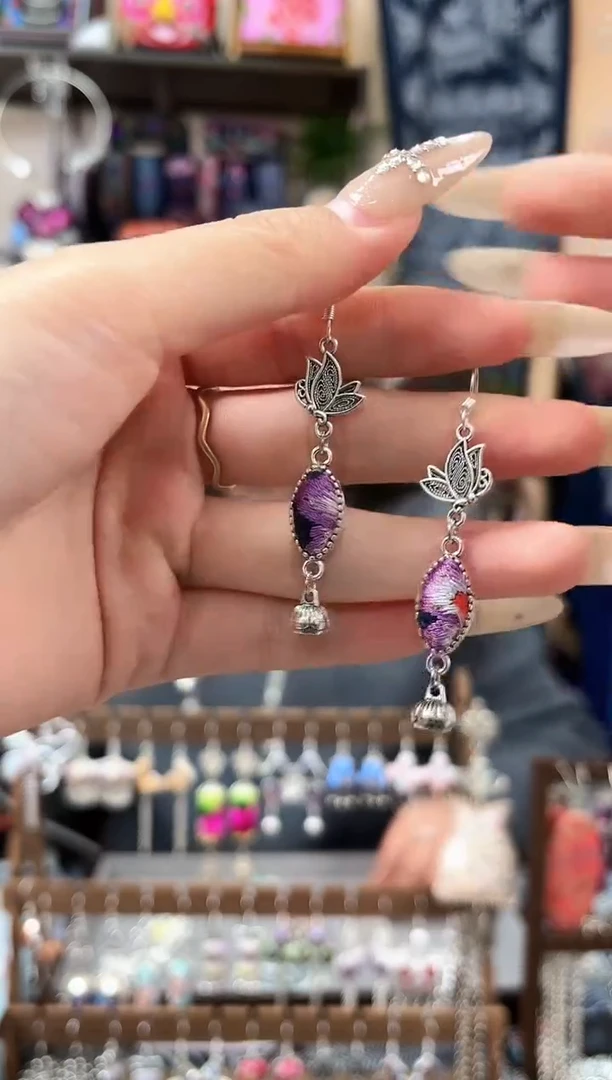 织绣民族风非遗老绣苗银饰品801*