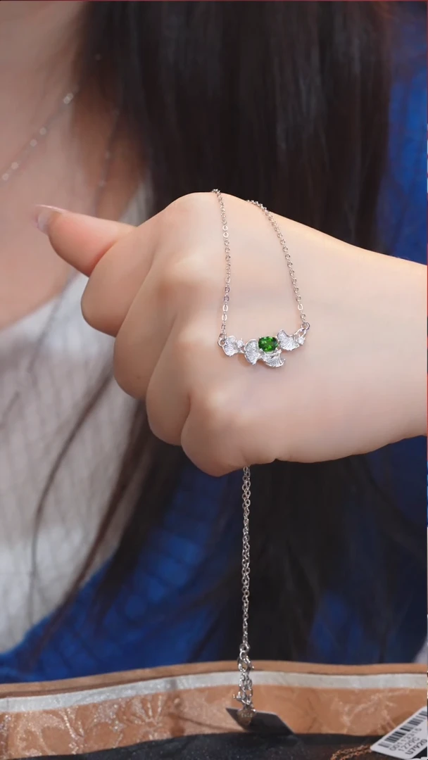 【闪购商品】透辉石项链未镶嵌多样性发 @@N6293