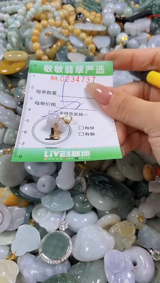 翡翠未镶嵌颈饰闪购0234737多样性发其一
